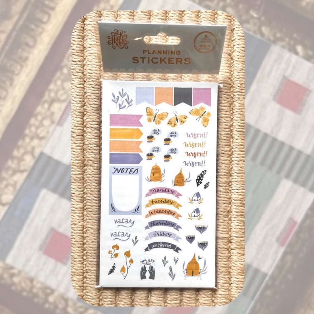 🎉🎉Spring Planner Journal Stickers for Planning — 5 Sticker Sheets